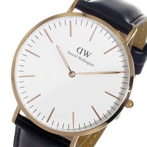 ダニエル ウェリントン シェフィールド/ローズ 40mm クオーツ 腕時計 0107DW DW001...