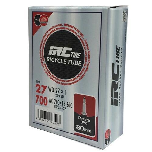 IRC　WO 700x18-26C(18/26-622) 仏式バルブチューブ　バルブ長:80mm