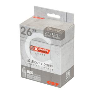 GIZA PRODUCTS(CST)  Cチューブ Xチェンジ マスター チューブ 英式バルブ 26x1.3/8　TIT15600｜yumerin-numadu