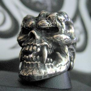 CHOOKE/チョーク】「Indian Skull Ring”Large”/インディアンスカル