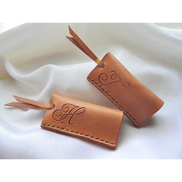 イニシャル入りレザーライターケース/ライターケース/ハンドメイドのライターケース/日本製/ブランド ...