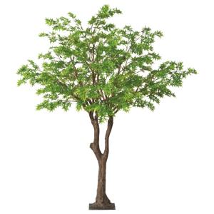 人工観葉植物 もみじ グリーン 高さ300cm ...の商品画像