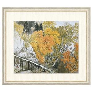 日本の名画 雪舟 四季山水図（夏） F8 [g4-bn155-F8] : 人形のゆめさき