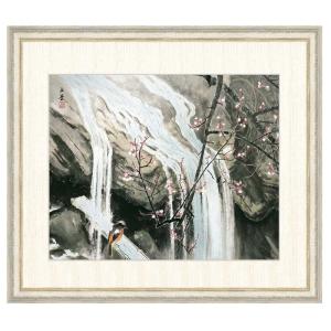 日本の名画 雪舟 四季山水図（夏） F8 [g4-bn155-F8] : 人形のゆめさき