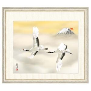 日本画 鈴村秀山 一富士二鷹三茄子 F8 [g4-by037-F8] : 人形のゆめさき