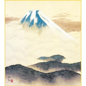 色紙絵 複写複製画色紙 横山大観 無我 k10-003（代引き不可） : 人形の