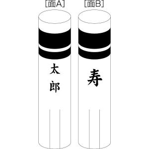 キング印 鯉のぼり 吹流し用 名前入れ 異なる文字を片面ずつ k-1126