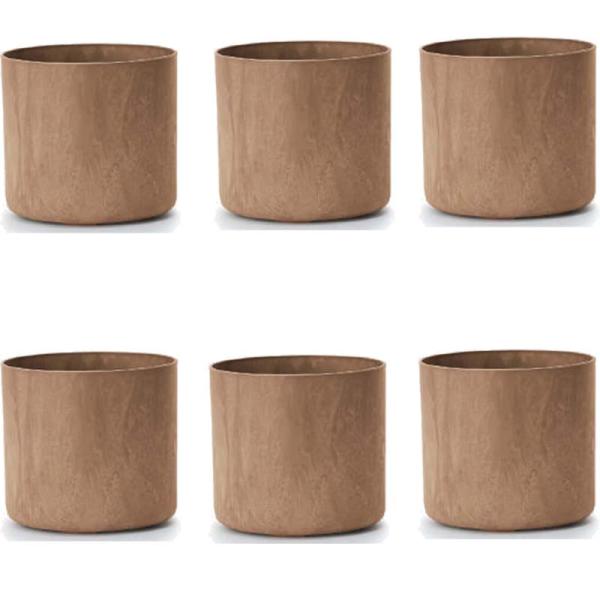 花・観葉植物用ポット アートストーン シリンダー R L 20 6個入り ar-003c20e [K...