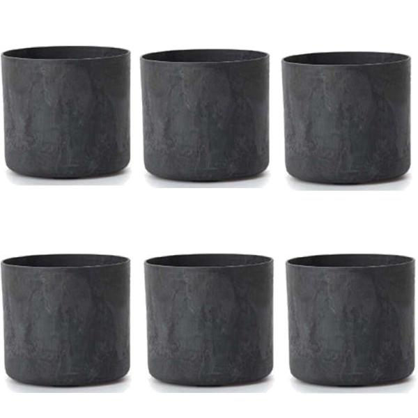 花・観葉植物用ポット アートストーン シリンダー R L 20 6個入り ar-003k20e [K...