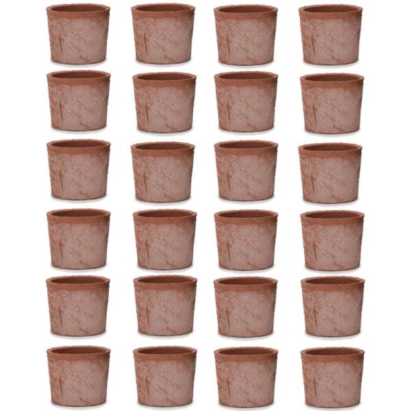 花・観葉植物用ポット モスポット シリンダー 赤土 XS 3号 24個入り ms-700r03e [...