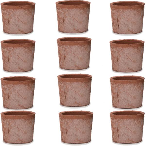 花・観葉植物用ポット モスポット シリンダー 赤土 S 4号 12個入り ms-700r04e [O...