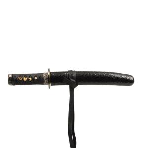 模造刀 小刀 大黒拵え 極上研磨刀身守刀 短刀 tks-527 日本刀 美術刀剣