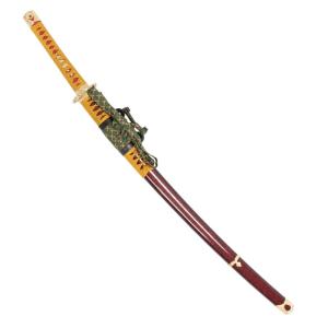 模造刀 刀剣 国宝 蛭巻太刀写 大和伝 手掻包永 太刀 刀袋付 zs-252