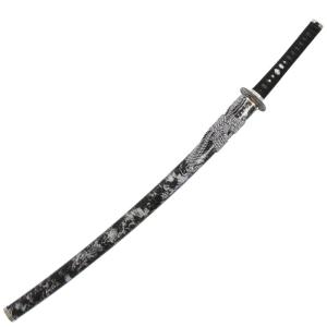 模造刀 特別シリーズ 忠治 中刀 刃紋入り刀身 メッキ合金 neu123 日本