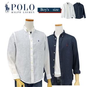 POLO RALPH LAUREN◇長袖シャツ/L/コットン/NVY/チェック/90s/BLAKE