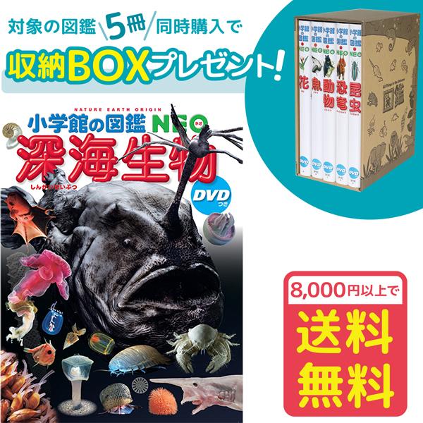 小学館の図鑑NEO　深海生物　DVDつき（収納BOX付・送料無料・条件有）