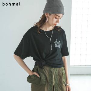 Tシャツ トップス プリント レディース 半袖 夏 春 カラーコーデ カラフルコーデ bohmal 夢展望 【@kanakoillustrator×bohmalコラボ】プリントTシャツ｜yumetenbo