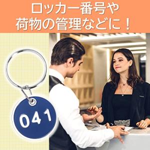 ドア番号タグ クローク キーラベルタグ キーホ...の詳細画像3