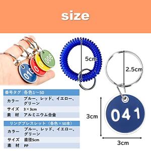 ドア番号タグ クローク キーラベルタグ キーホ...の詳細画像5