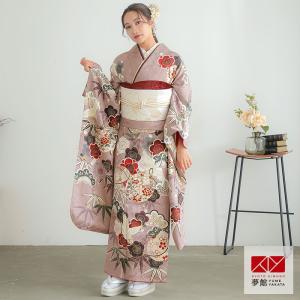 振袖 未仕立て お誂え 新品 成人式 ブランド 東京レトロ 濃紺 菊に蔦