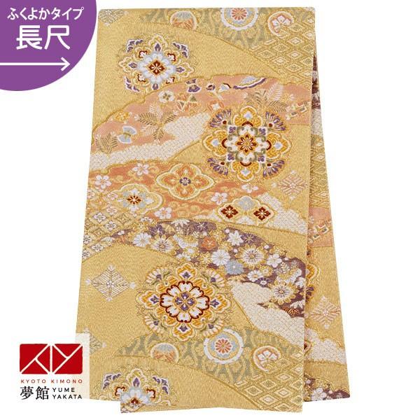 帯 レンタル 正絹 留袖用帯(長尺) 金 露芝華紋(B1475) B1577