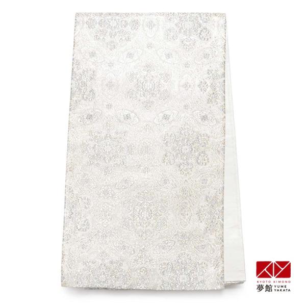 帯 レンタル 留袖・色留袖・訪問着用 白銀 華文 B2248