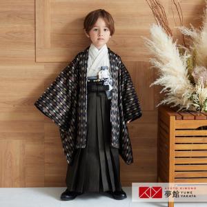 七五三 着物 レンタル 753 5歳 男の子 乙葉 ブランド着物 茶×金茶 鷹に