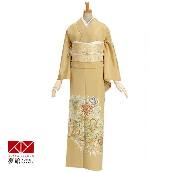 色留袖 レンタル 袷 安い 訳あり特価 クリーム 唐花文 金蒔き(宅) 対応身長147〜159cm ...
