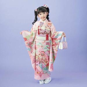 七五三 7歳着物 レンタル フルセット 式部浪...の詳細画像1