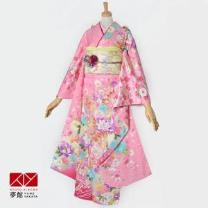 振袖　ピンク　枝垂れ桜　正絹　振袖単品 振袖レンタル 訳あり特価 安いピンク 枝垂桜(絹)(宅) 成人式 結婚式