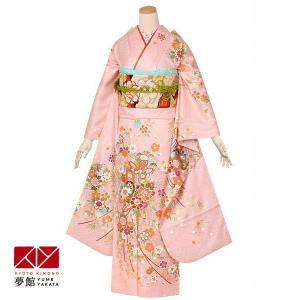 超美品　現代　振袖　成人式　着物　正絹 161.5裄63 ピンク　桜柄　anan 振袖 レンタル 成人式 結婚式 訳あり商品 安い ピンク 桜姫(絹)12月〜1