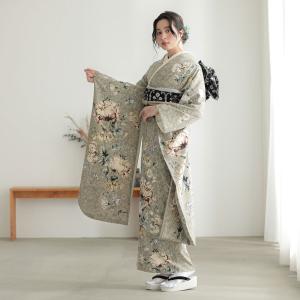 振袖 レンタル 成人式 結婚式 モスベージュ ...の詳細画像3