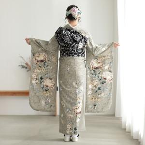 振袖 レンタル 成人式 結婚式 モスベージュ ...の詳細画像4