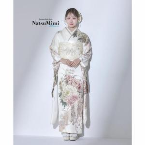 振袖 レンタル 成人式 結婚式 白×くすみピン...の詳細画像1
