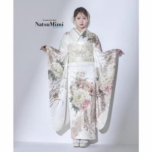 振袖 レンタル 成人式 結婚式 白×くすみピン...の詳細画像2