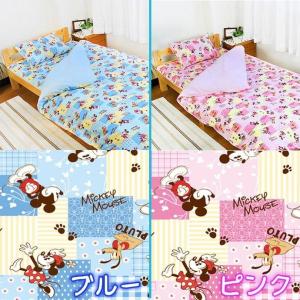【キャラクター布団カバー3点セット】シングル＆ジュニアサイズ　掛カバー/敷きカバー/枕カバー　ミッキー＆ミニー 送料無料