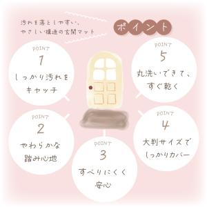玄関マット 50×80cm 屋外用 選べる11...の詳細画像2
