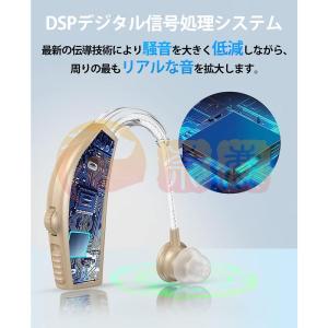 集音器 高齢者 耳掛け 軽量 両耳対応 ワイヤ...の詳細画像4