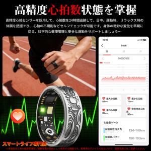 最新!スマートリング 心拍数モニタリング 血中...の詳細画像3