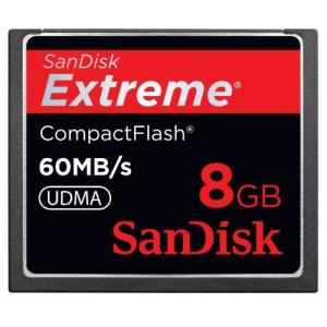 SanDisk Extreme CF コンパクトフラッシュ 8GB 60MB/Sec. SDCFX-008G-J61