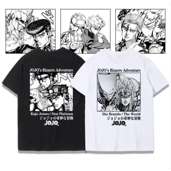 ジョジョの奇妙な冒険 ジョジョ tシャツ 半袖 空條 承太郎 空条徐倫 DIO 吉良吉影 石の海 イ...