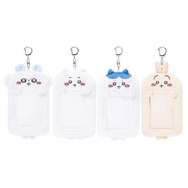 ちいかわ グッズ パスケース キーホルダー 可愛い ハチワレ うさぎ 定期入れ パスケース iCカー...