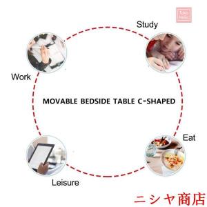 オーバーベッドテーブル 病院用テーブル キャス...の詳細画像2