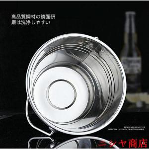 アイスバケット ステンレス スチール 氷バケツ...の詳細画像3