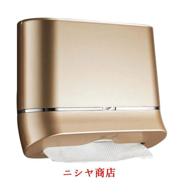 ペーパータオルホルダー 壁掛け浴室ティッシュディスペンサー、コンパクトな紙タオルディスペンサー、商業...