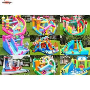 大型プール 滑り台 エアー遊具 ビニールプール...の詳細画像4