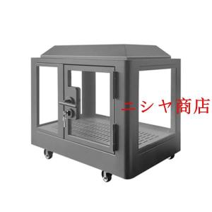 ペット用防音室 遮音強化ガラス 高耐久合金フレーム 犬小屋 調節換気ファン付 吸音 ペットハウス ロック付キャスター 屋内 室内 鳴き声対策 換気