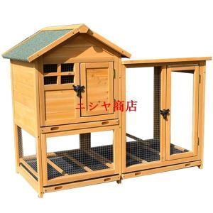 屋外木製鶏小屋耐候性大型 鶏かご 6羽の鶏用の大きな鶏小屋防雨 組み立て簡単複数のドア付き トレー付き ワイヤーメッシュ家庭用 飼育ケージ 家禽用ケージ 鶏舎