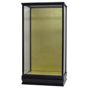 高級ガラスケース23号 羽子板ケース 間口40×奥行32×高さ78ｃｍ（花梨塗り）