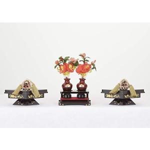 雛人形 ひな人形 お道具 25号 6品 木製 緑 かわいい おしゃれ モダン